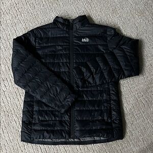 REI Kids Black Puffer Jacket